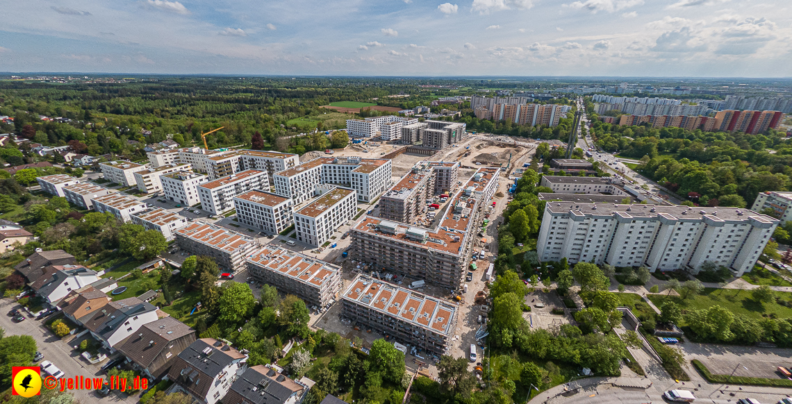09.05.2023 - Baustelle Alexisquartier und Pandion Verde in Neuperlach